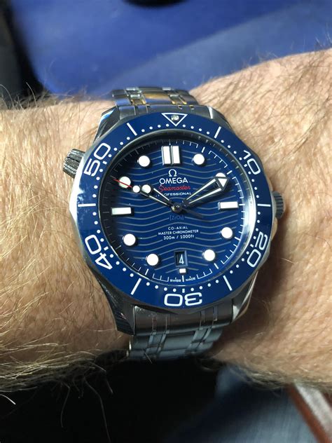 omega seamaster 300m on wrist